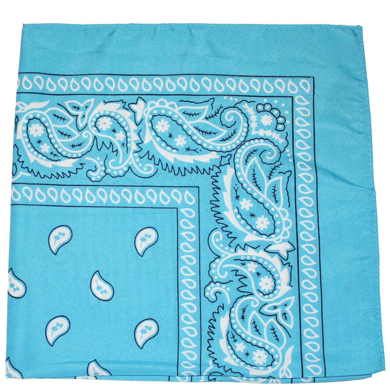 Mechaly Paisley 100% Cotton Double Sided Bandanas - 12 Pack - One Dozen